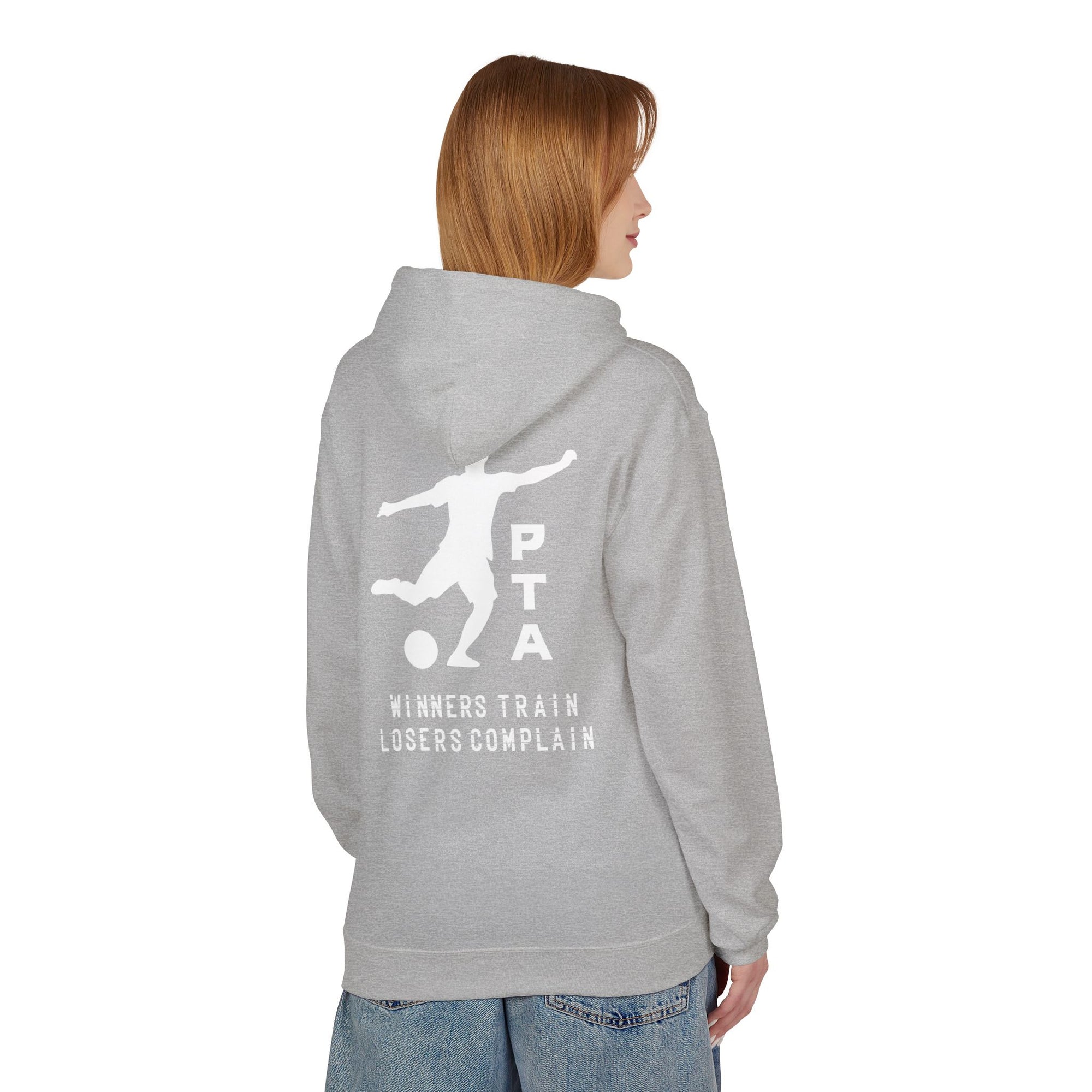 Premiere Training Academy Grey Unisex Midweight Fleece Hoodie