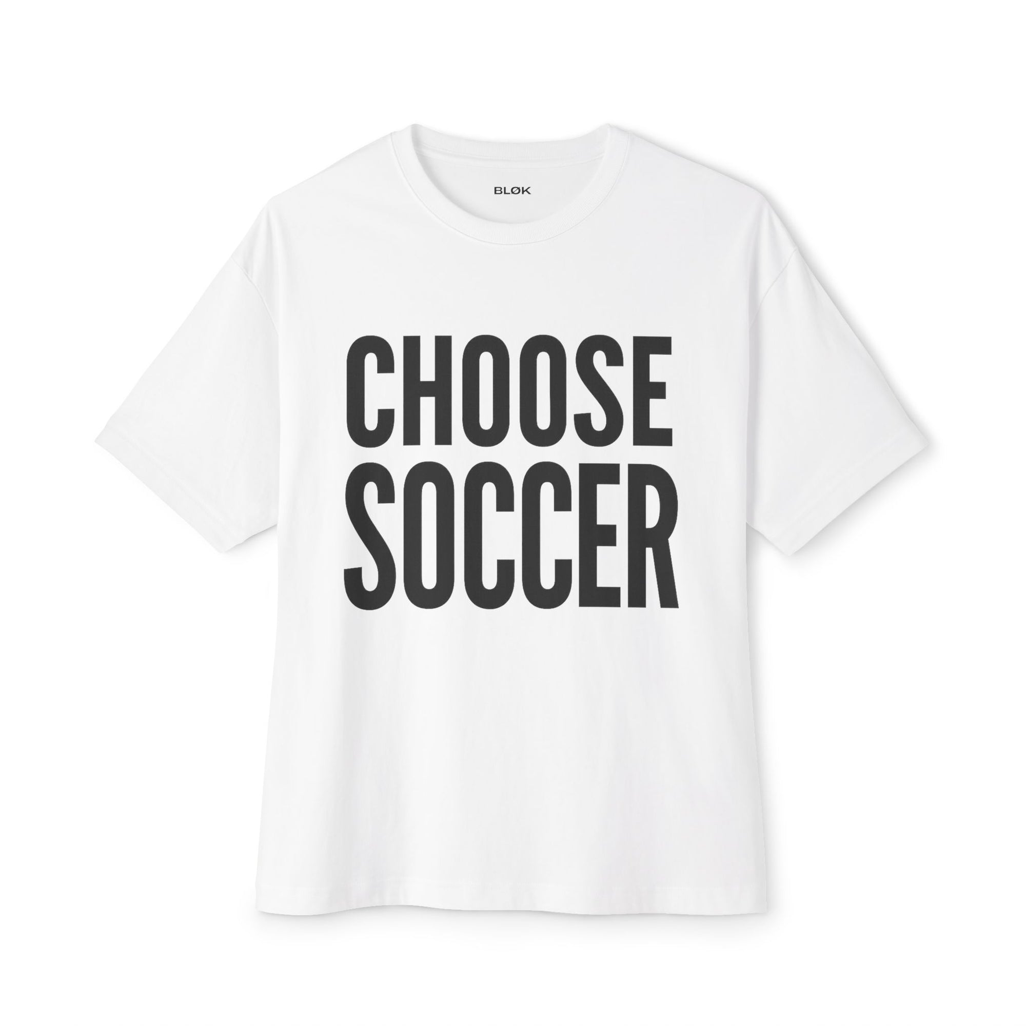 Choose Soccer Unisex Oversized Boxy Tee