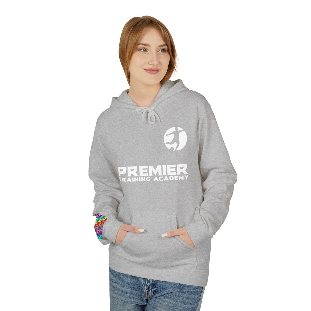 Premiere Training Academy Grey Unisex Midweight Fleece Hoodie